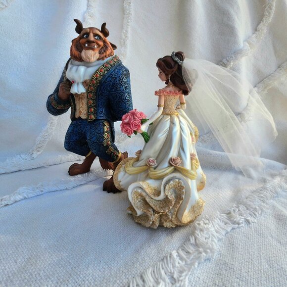 Disney Wedding Belle, Beauty and the Beast Figurines, Couture de Force Enesco - Picture 16 of 16